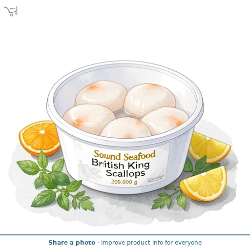 Sound Seafood British King Scallops 200g