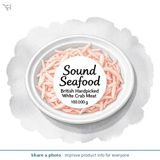 Sound Seafood British Handpicked White Crab Meat 100g