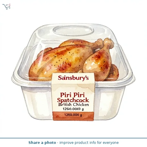 Sainsbury's Piri Piri Spatchcock British Chicken 1.26kg