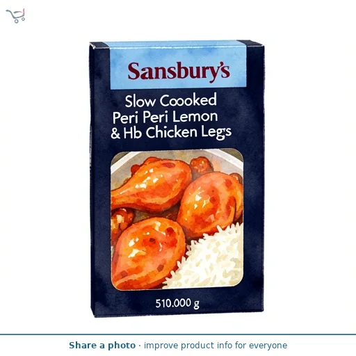 Sainsbury's Slow Cooked Peri Peri Lemon & Herb Chicken Legs 510g