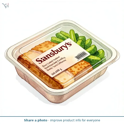 Sainsbury's Slow Cooked Outdoor Bred Hand Scored Crackling British Pork Belly, Taste the Difference 560g