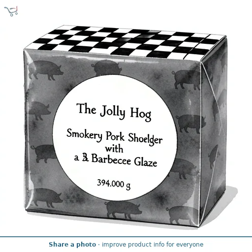 The Jolly Hog Smokery Pork Shoulder with a Barbecue Glaze 394g