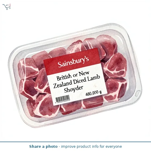 Sainsbury's British or New Zealand Diced Lamb Shoulder 400g