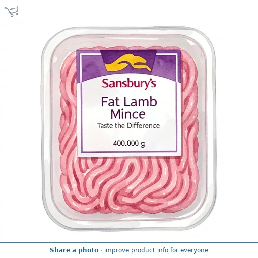 Sainsbury's Fat Lamb Mince, Taste the Difference 400g