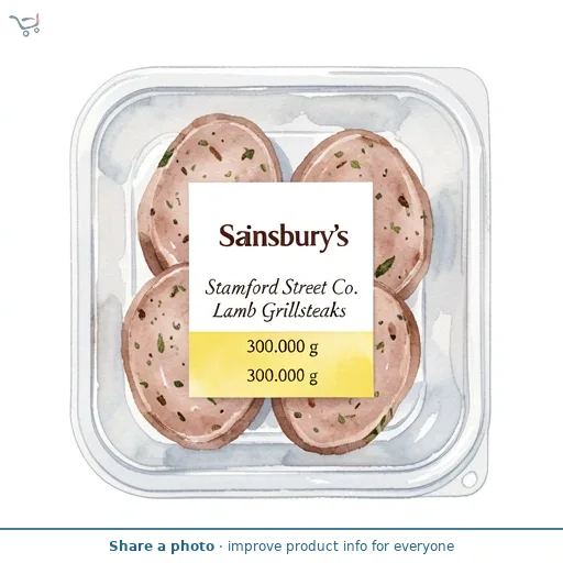 Sainsbury's Stamford Street Co. Lamb Grillsteaks 300g