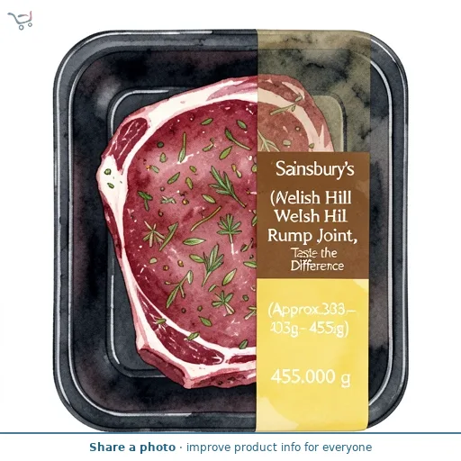 Sainsbury's (Approx.303g- 455g) Welsh Hill Lamb Rump Joint, Taste the Difference