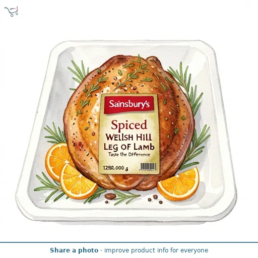 Sainsbury's Spiced Welsh Hill Leg of Lamb, Taste the Difference 1.28kg