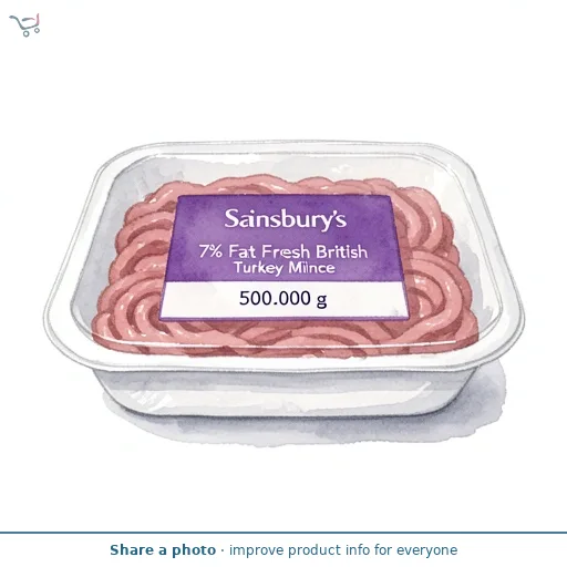 Sainsbury's 7% Fat Fresh British Turkey Mince 500g