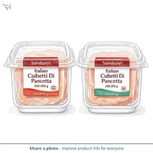 Sainsbury's Italian Cubetti Di Pancetta 200g