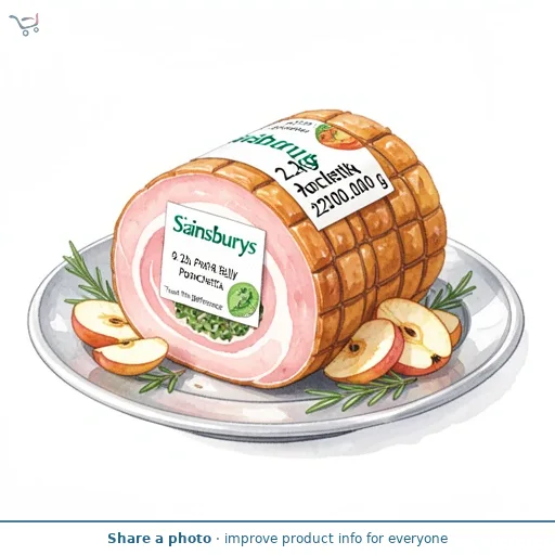 Sainsbury's 2.2kg Pork Belly Porchetta, Taste the Difference