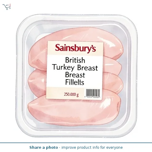 Sainsbury's British Turkey Breast Fillets 250g