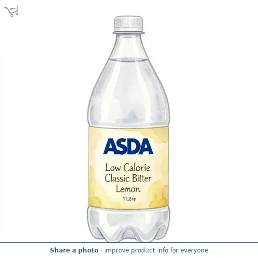 ASDA Low Calorie Classic Bitter Lemon 1 Litre