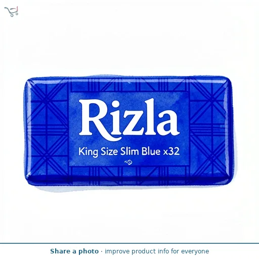 Rizla King Size Slim Blue x32