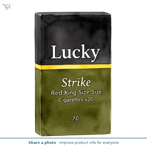 Lucky Strike Red King Size Cigarettes x20