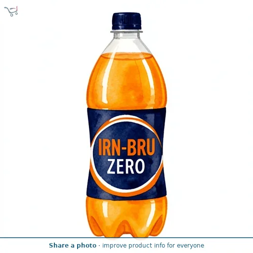 IRN-BRU ZERO Sugar Soft Drink Bottle 2L