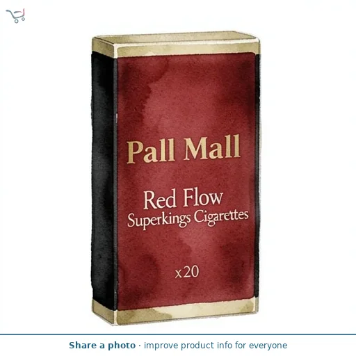 Pall Mall Red Flow Superkings Cigarettes x20