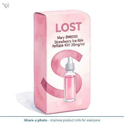 Lost Mary BM6000 Strawberry Ice Refillable Pod Kit 20mg/ml