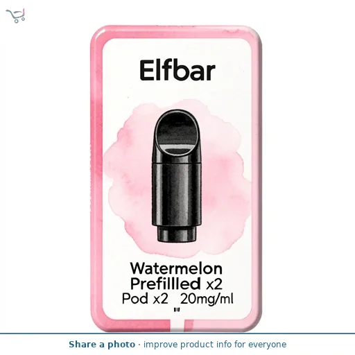 Elfbar Watermelon Prefilled Pod x2 20mg/ml