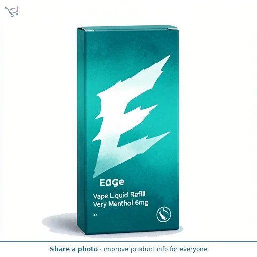 Edge Vape Liquid Refill Very Menthol 6mg