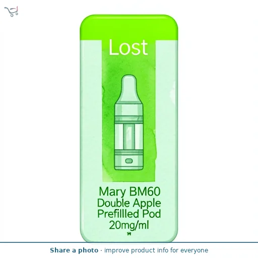 Lost Mary BM60 Double Apple Prefilled Pod 20mg/ml