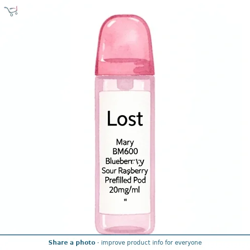 Lost Mary BM600 Blueberry Sour Raspberry Prefilled Pod 20mg/ml