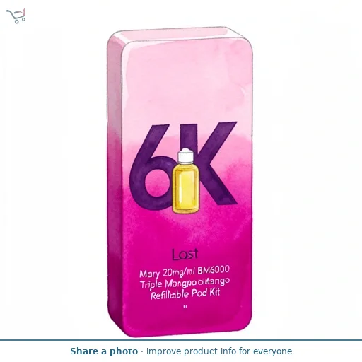 Lost Mary 20mg/ml BM6000 Triple Mango Refillable Pod Kit