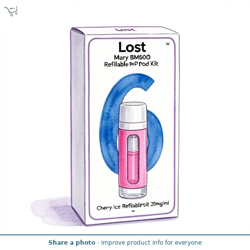 Lost Mary BM6000 Cherry Ice Refillable Pod Kit 20mg/ml