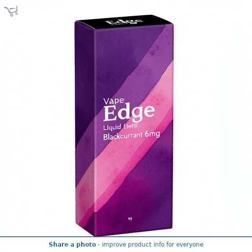 Edge Vape Liquid Refill Blackcurrant 6mg