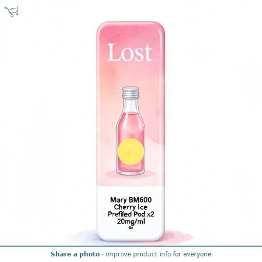 Lost Mary BM600 Cherry Ice Prefilled Pod x2 20mg/ml
