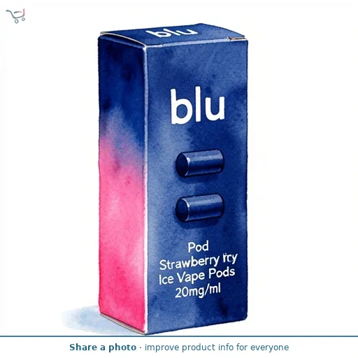 blu Pod Strawberry Ice Vape Pods 20mg/ml