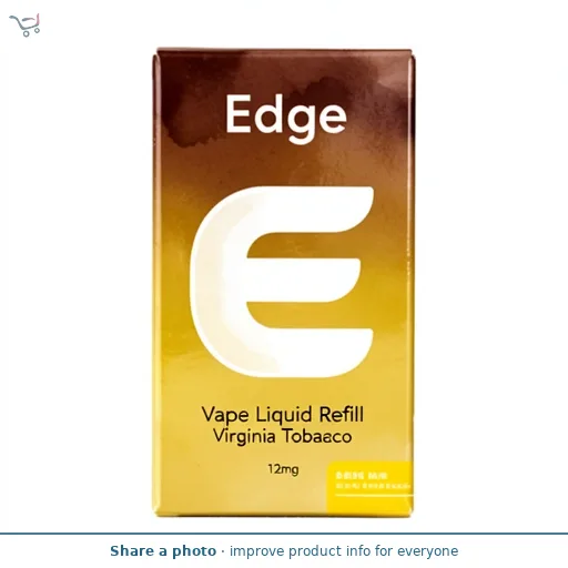 Edge Vape Liquid Refill Virginia Tobacco 12mg