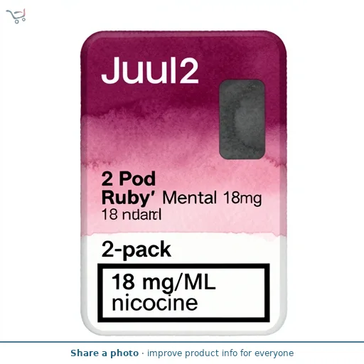 Juul2 2 Pod Ruby Menthol 18mg