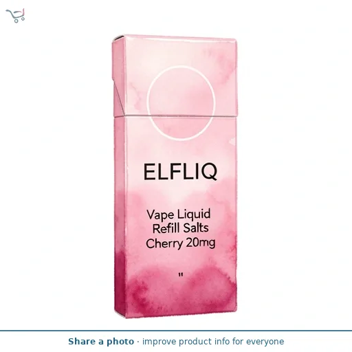 Elfliq Vape Liquid Refill Salts Cherry 20mg