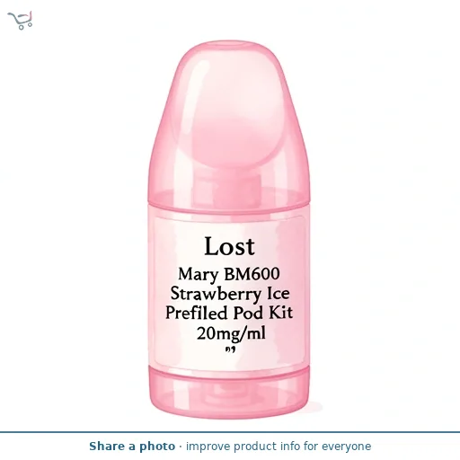 Lost Mary BM600 Strawberry Ice Prefilled Pod Kit 20mg/ml