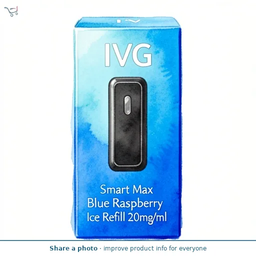 IVG Smart Max Blue Raspberry Ice Refill 20mg/ml