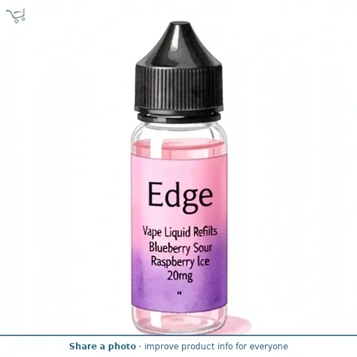 Edge Vape Liquid Refill Salts Blueberry Sour Raspberry Ice 20mg