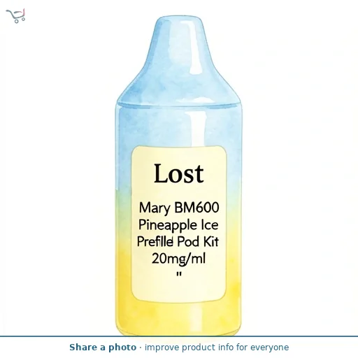 Lost Mary BM600 Pineapple Ice Prefilled Pod Kit 20mg/ml
