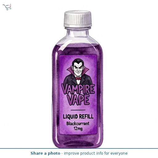 Vampire Vape Liquid Refill Blackcurrant 12mg