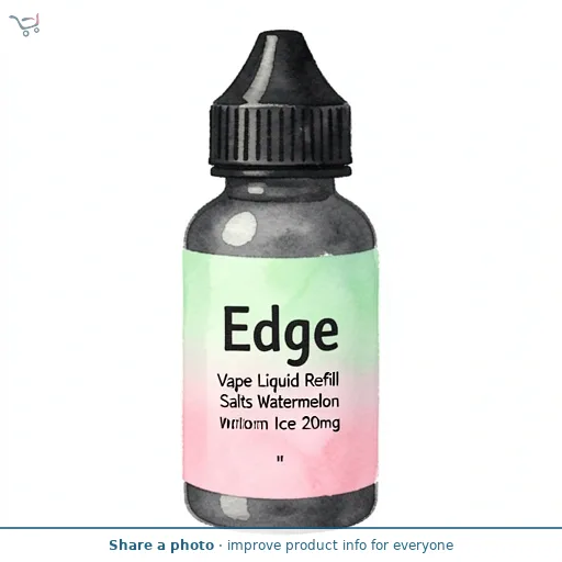 Edge Vape Liquid Refill Salts Watermelon Ice 20mg