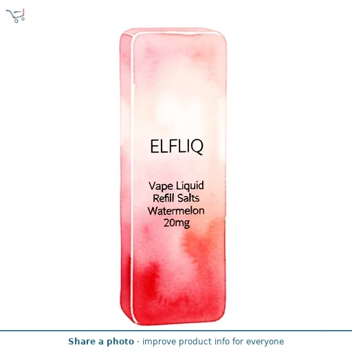 Elfliq Vape Liquid Refill Salts Watermelon 20mg