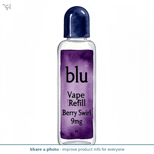 blu Vape Liquid Refill Berry Swirl 9mg
