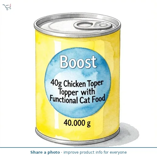 Boost 40g Chicken Topper with Functional Boost Cat Food