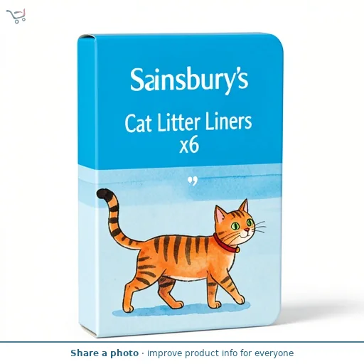 Sainsbury's Cat Litter Liners x6