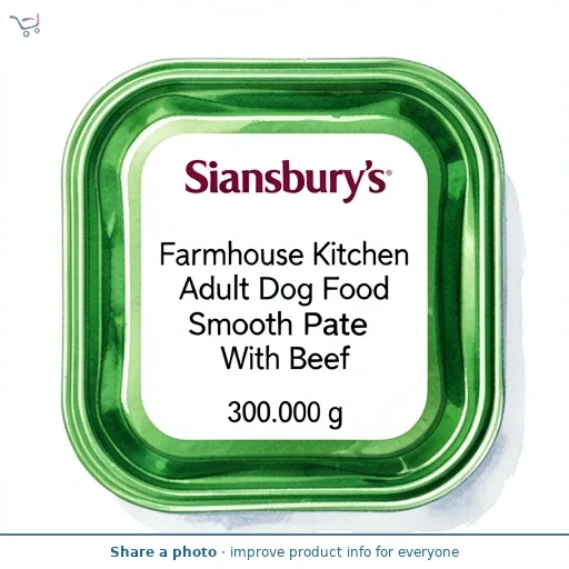 Sainsbury's Farmhouse Kitchen Adult Dog Food Smooth Pate With Beef 300g