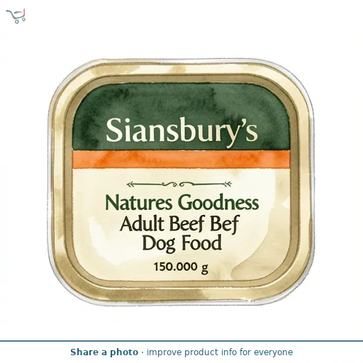 Sainsbury's Natures Goodness Adult Beef Dog Food 150g
