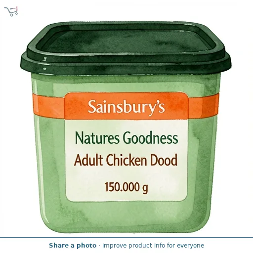 Sainsbury's Natures Goodness Adult Chicken Dog Food 150g