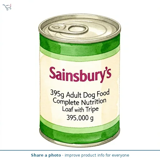 Sainsbury's 395g Adult Dog Food Complete Nutrition Loaf with Tripe