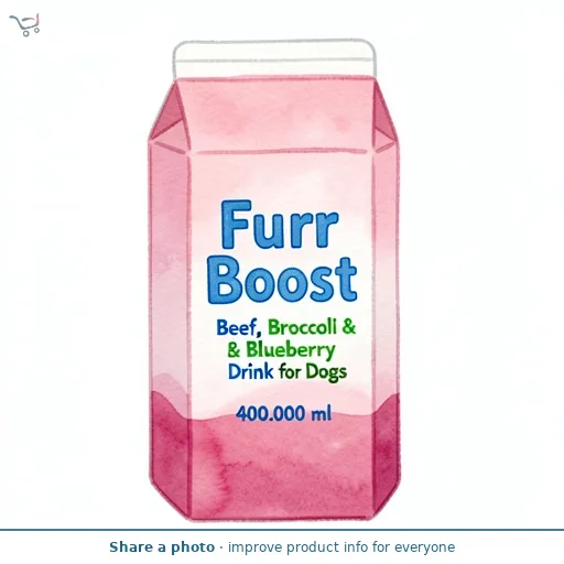 Furr Boost Beef, Broccoli & Blueberry Drink for Dogs 400ml