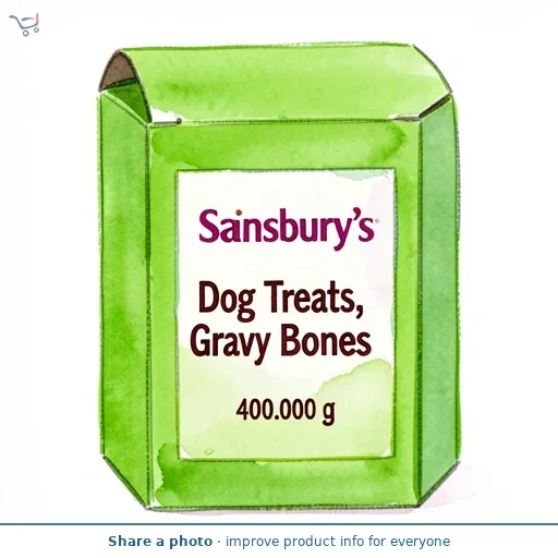 Sainsbury's Dog Treats, Gravy Bones 400g