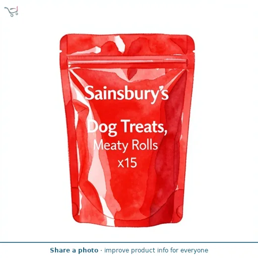 Sainsbury's Dog Treats, Meaty Rolls x15